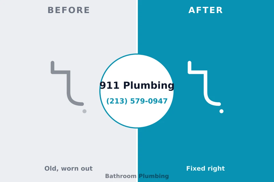 Before and after: plumbing company North Bend, OH
